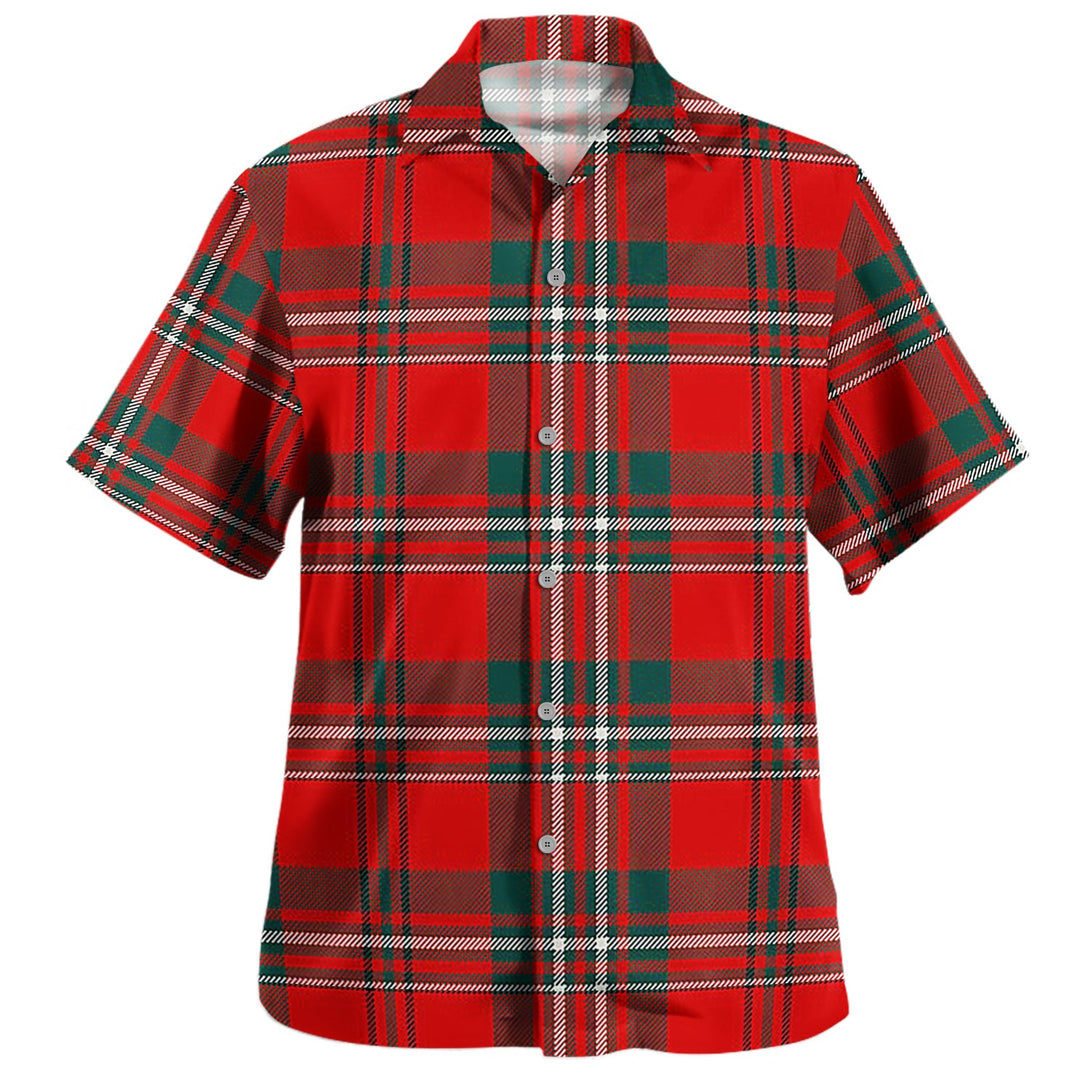 Scott Modern Tartan Hawaiian Shirt