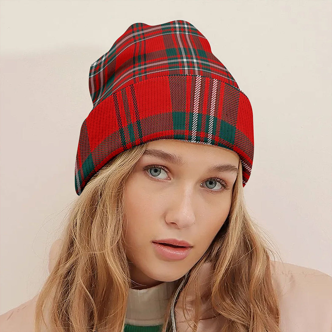 Scott Modern Tartan Knitted Beanie