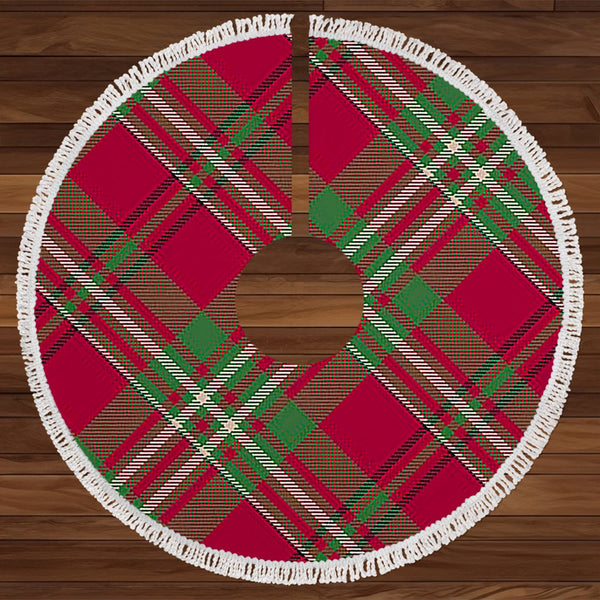 Scott Muted Tartan Christmas Tree Skirt