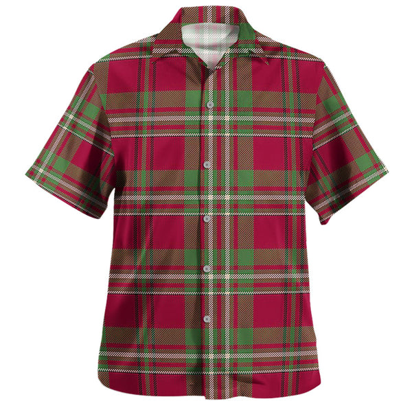 Scott Muted Tartan Hawaiian Shirt