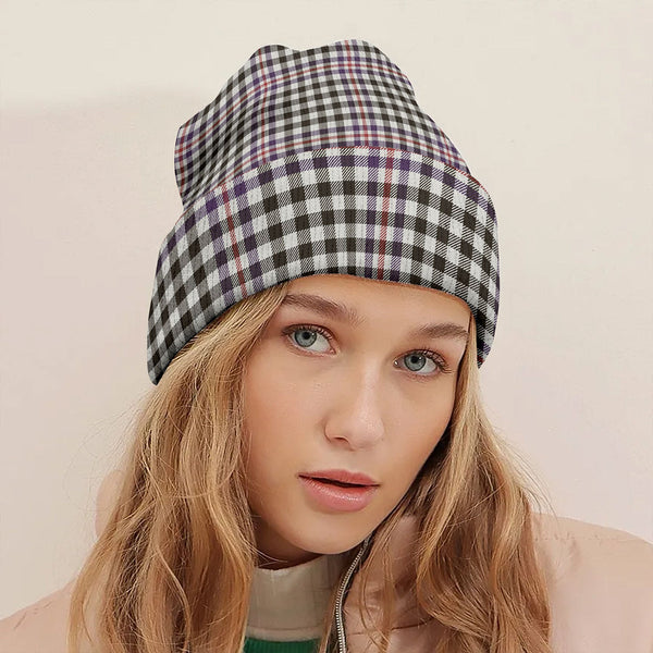 Scott (Sir Walter) 2 Weathered Tartan Knitted Beanie