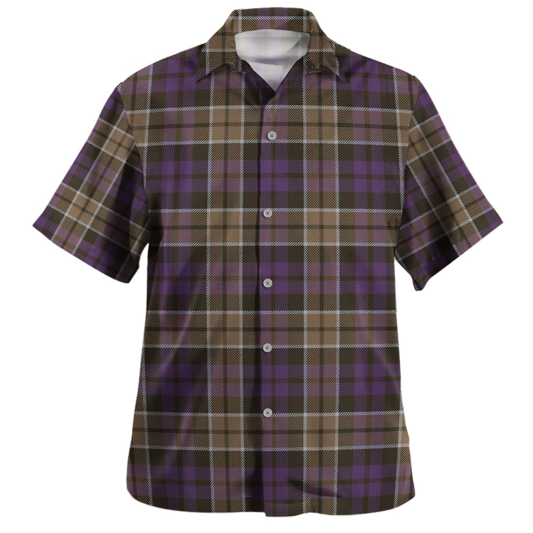 Scott (Sir Walter) Weathered Clan Badge Tartan Hawaiian Shirt