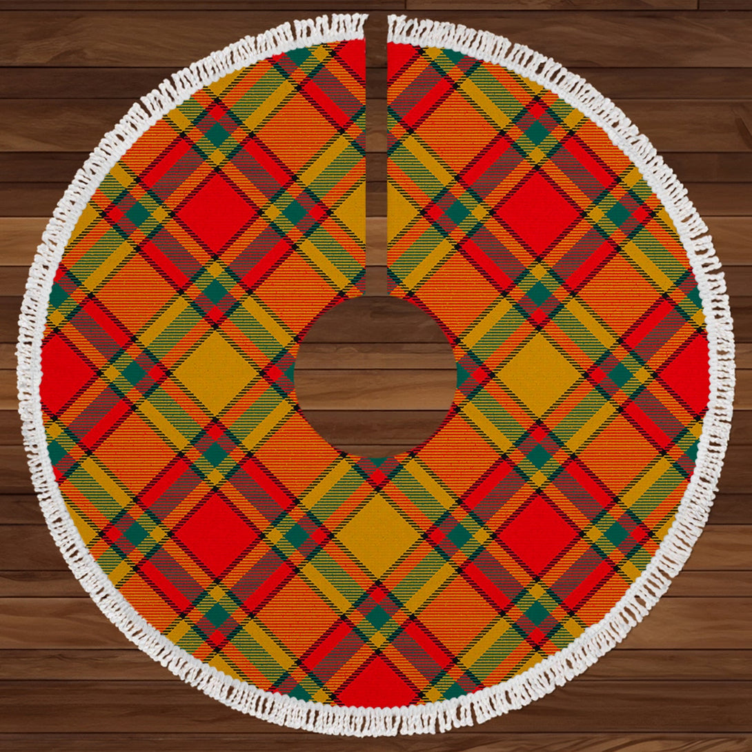 Scrimgeour of Glassary Modern Clan Badge Tartan Christmas Tree Skirt