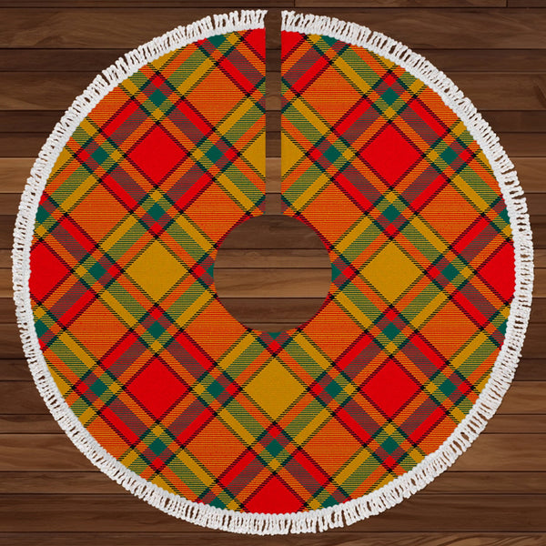 Scrimgeour of Glassary Modern Clan Badge Tartan Christmas Tree Skirt