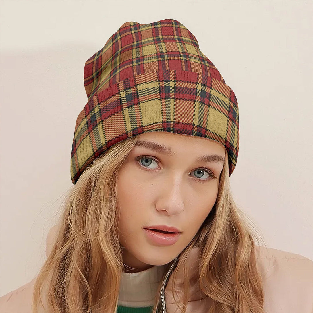 Scrimgeour of Glassary Weathered Tartan Knitted Beanie