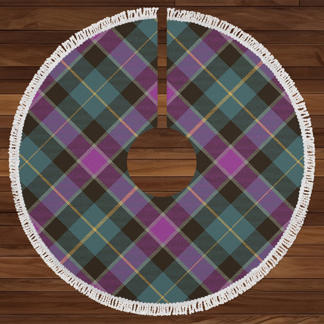 Selkirk 2 Weathered Tartan Christmas Tree Skirt