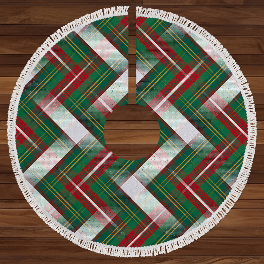 Seller Dress 2 Modern Tartan Christmas Tree Skirt