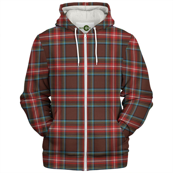 Seller Modern Tartan Sherpa Hoodie