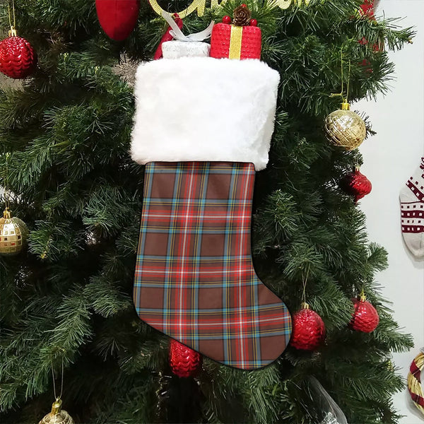 Seller Modern Tartan Christmas Stocking