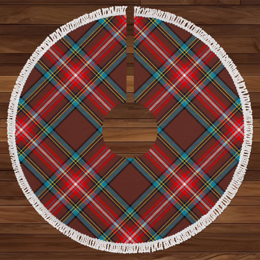 Seller Modern Tartan Christmas Tree Skirt