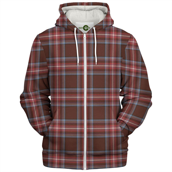 Seller Weathered Tartan Sherpa Hoodie