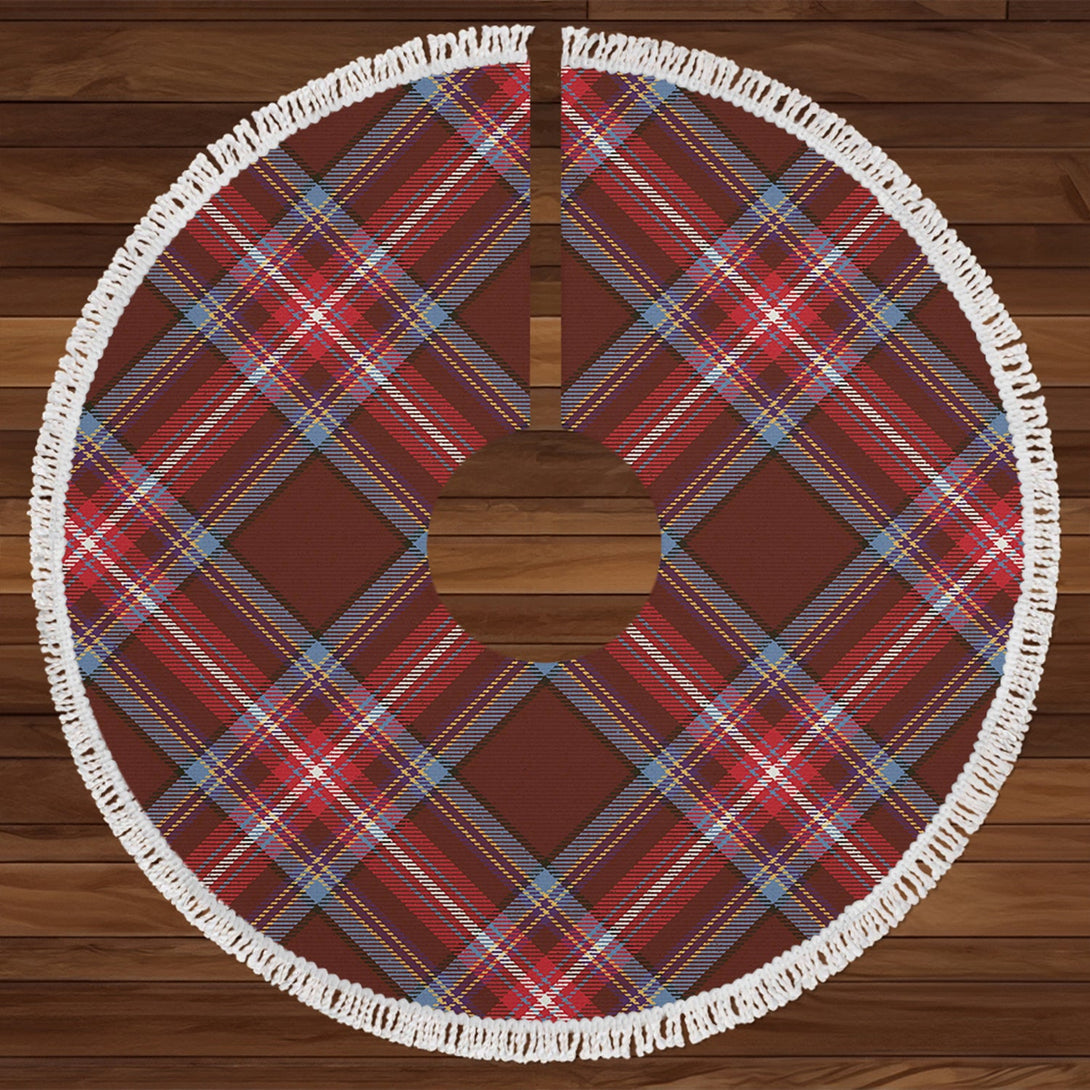 Seller Weathered Tartan Christmas Tree Skirt