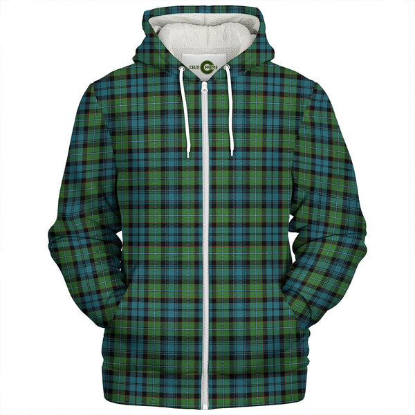 Sempill (Semple) Ancient Clan Badge Tartan Sherpa Hoodie