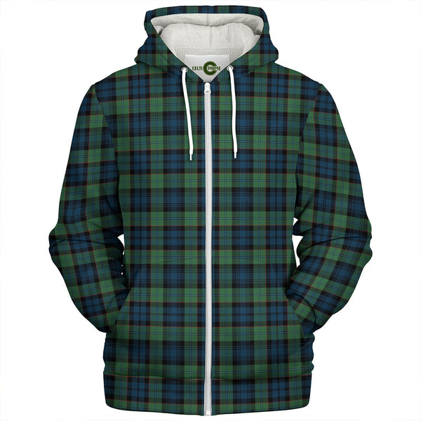 Sempill (Semple) Modern Clan Badge Tartan Sherpa Hoodie