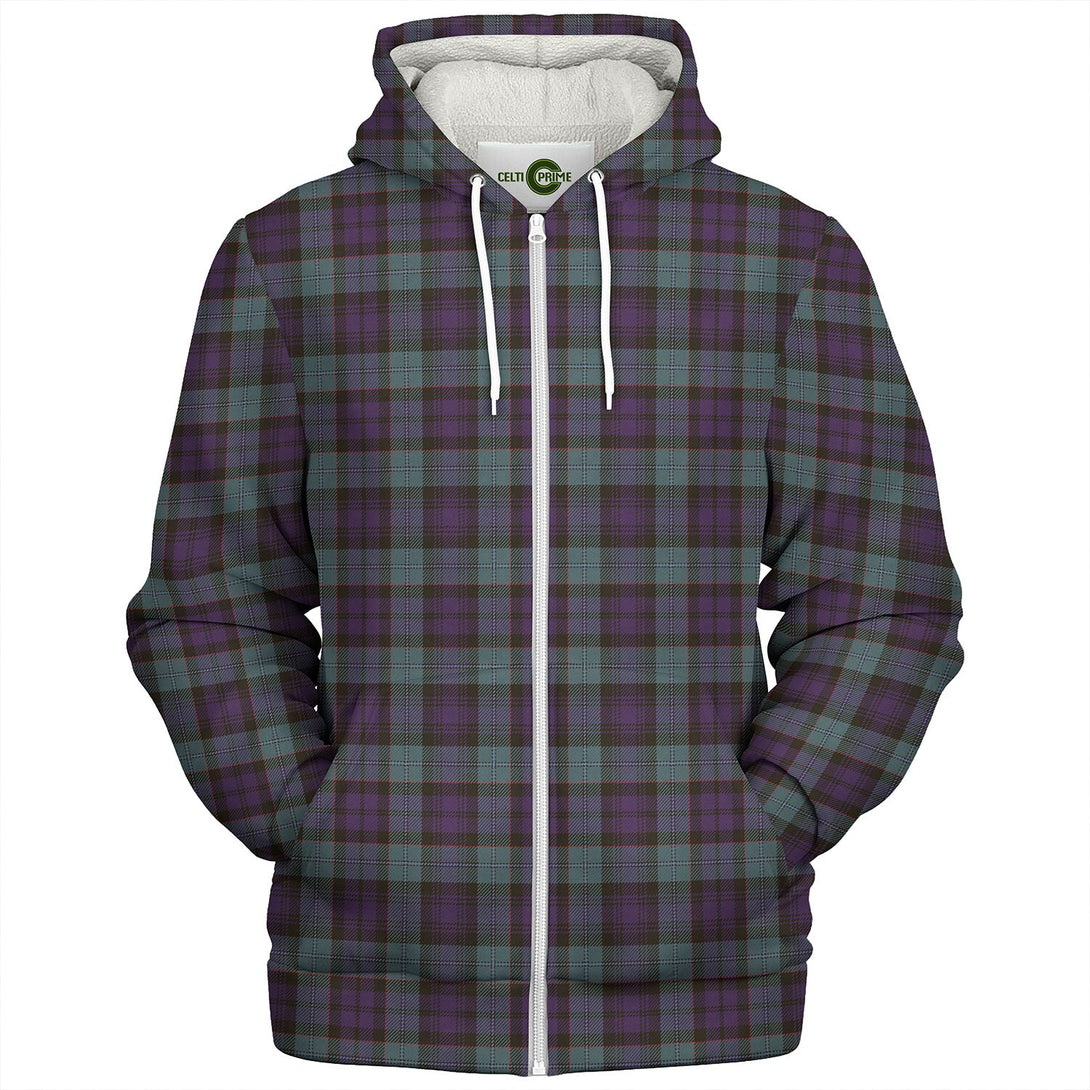 Sempill (Semple) Weathered Tartan Sherpa Hoodie