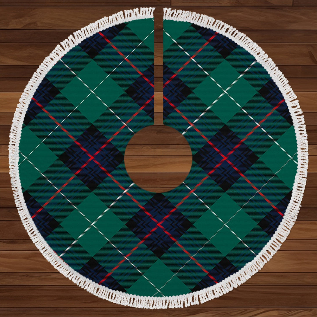 Semple Modern Tartan Christmas Tree Skirt