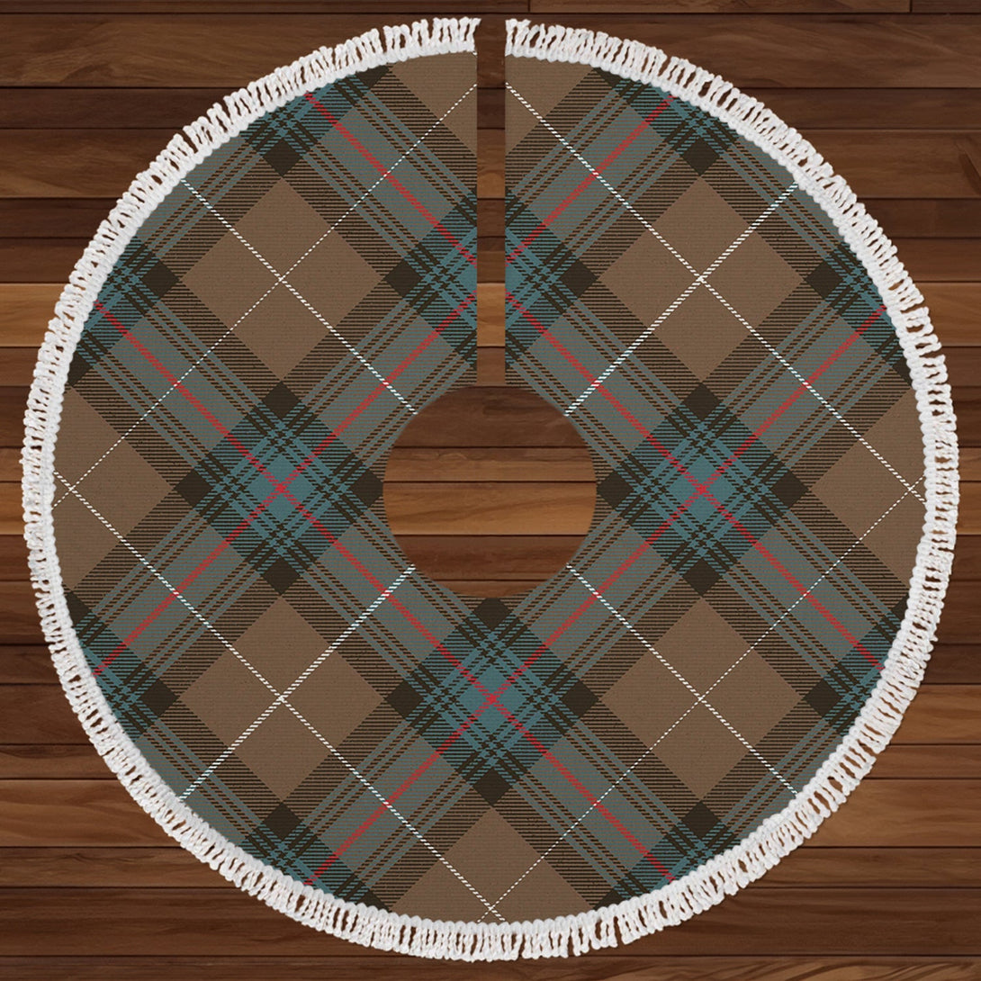 Semple Weathered Clan Badge Tartan Christmas Tree Skirt