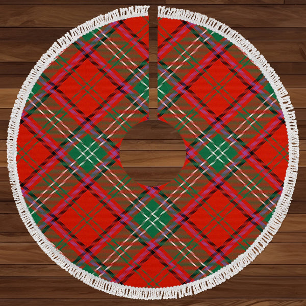 Seton Ancient Clan Badge Tartan Christmas Tree Skirt