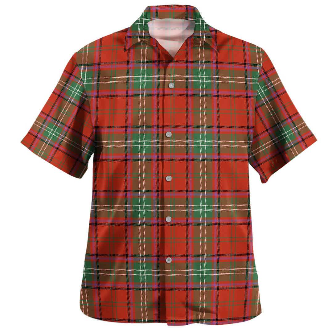 Seton Ancient Clan Badge Tartan Hawaiian Shirt