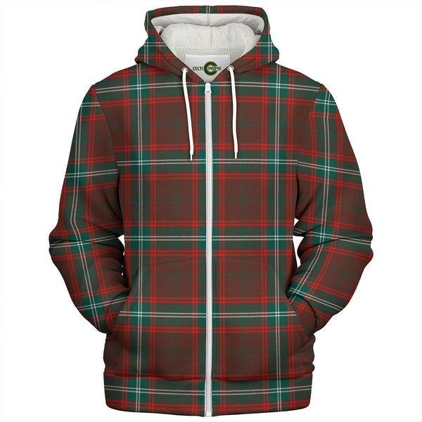 Seton Hunting Modern Tartan Sherpa Hoodie