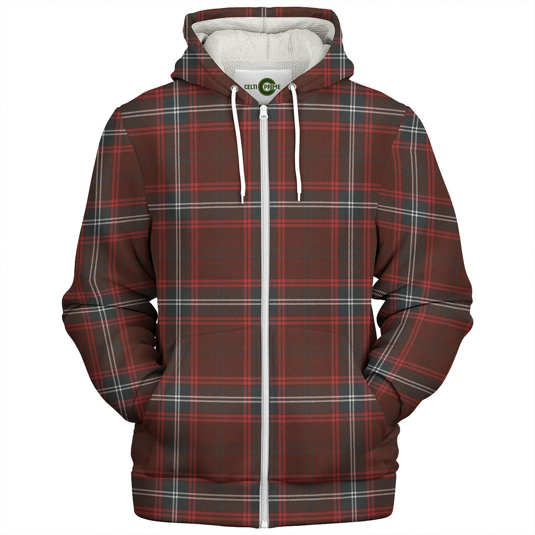 Seton Hunting Weathered Tartan Sherpa Hoodie