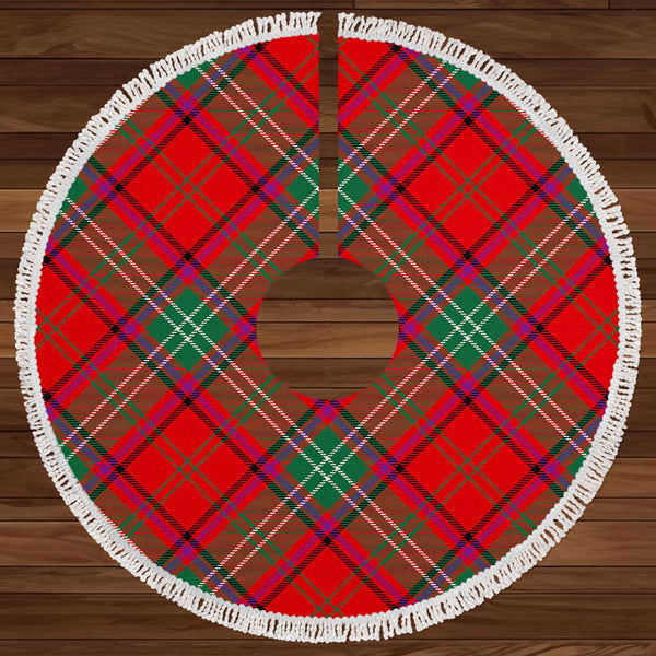 Seton Modern Clan Badge Tartan Christmas Tree Skirt