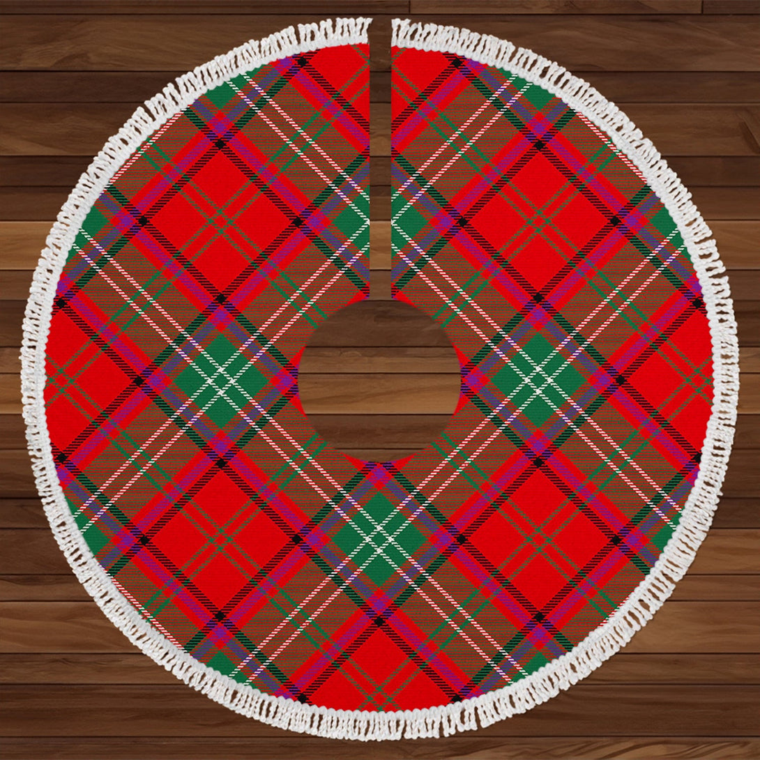 Seton Modern Tartan Christmas Tree Skirt