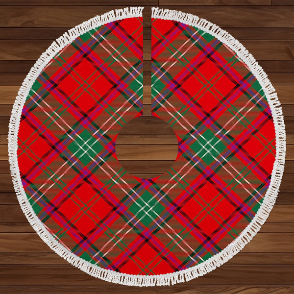 Seton Modern Tartan Christmas Tree Skirt