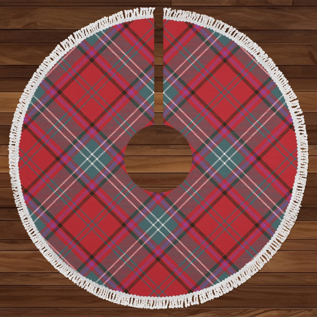 Seton Weathered Tartan Christmas Tree Skirt