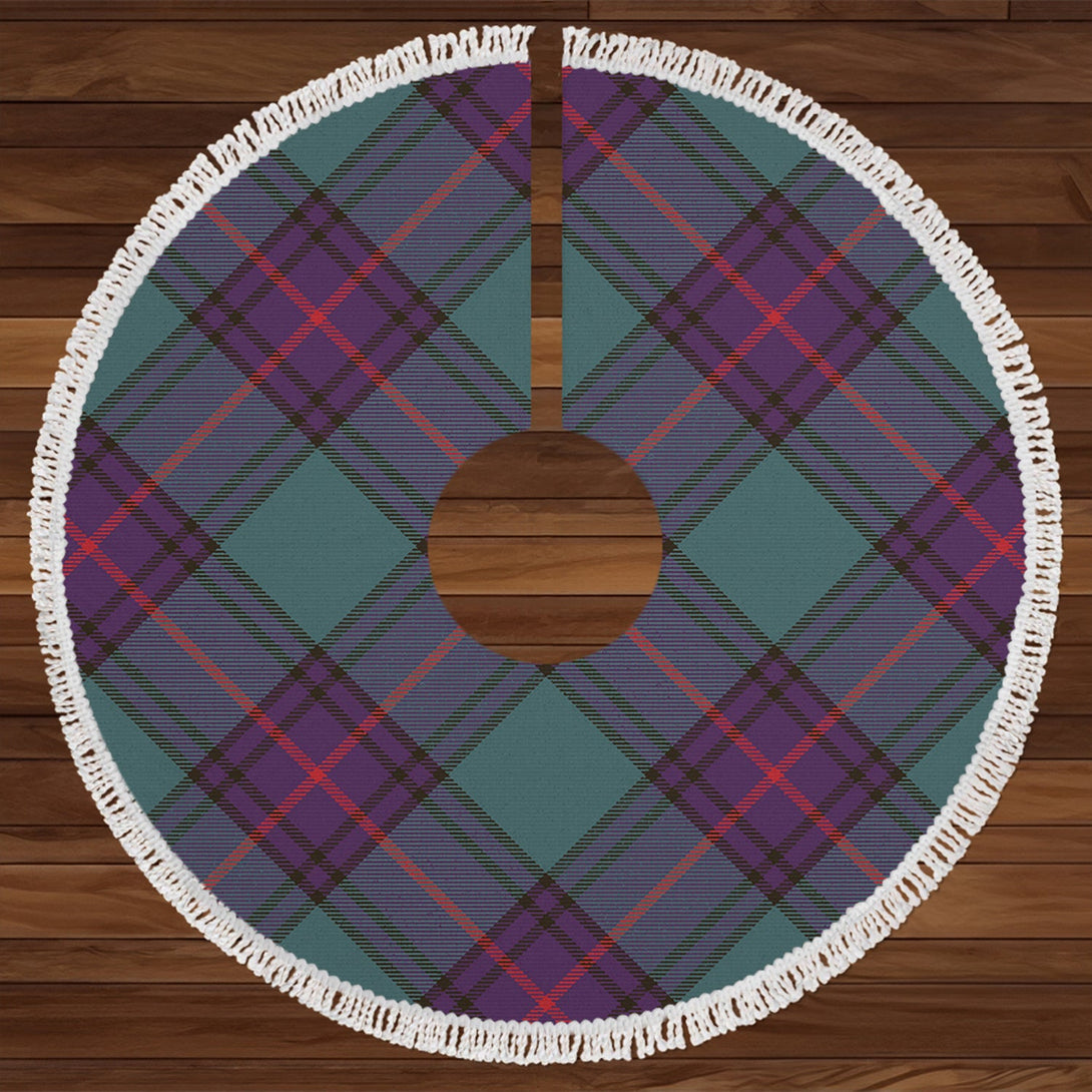 Shaw Weathered Tartan Christmas Tree Skirt