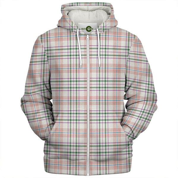 Shaw Women's Dress Ancient Clan Badge Tartan Sherpa Hoodie