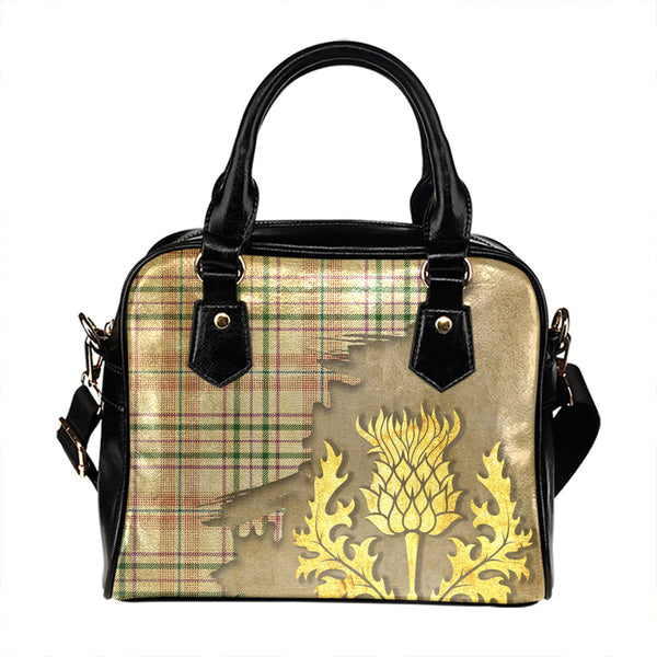 Shaw Women's Dress Ancient Tartan Shoulder Handbag Thistle Oldest Style