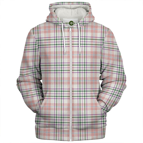 Shaw Women's Dress Modern Clan Badge Tartan Sherpa Hoodie