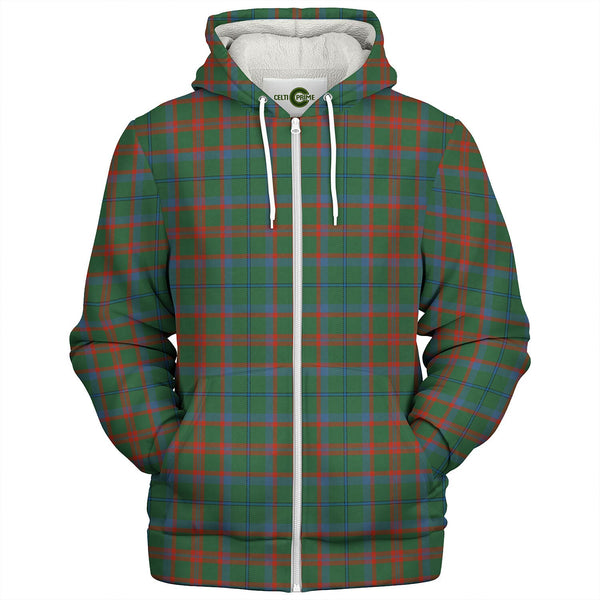 Shaw of Tordarroch Hunting Ancient Tartan Sherpa Hoodie