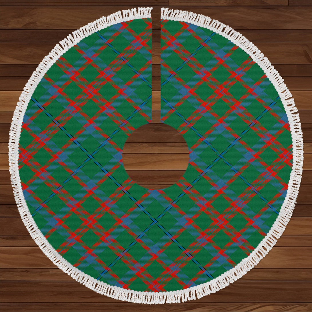 Shaw of Tordarroch Hunting Ancient Tartan Christmas Tree Skirt