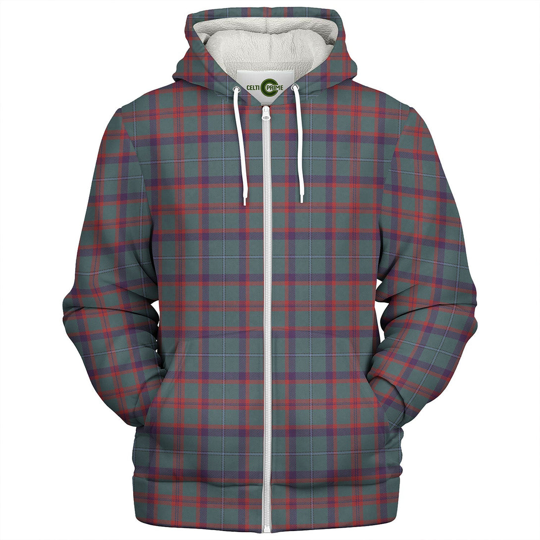 Shaw of Tordarroch Hunting Weathered Tartan Sherpa Hoodie