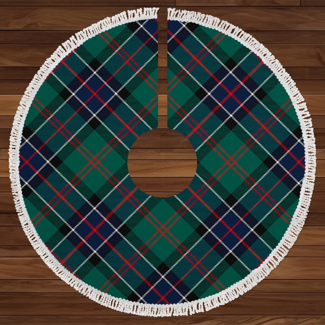 Sinclair Hunting Modern Tartan Christmas Tree Skirt