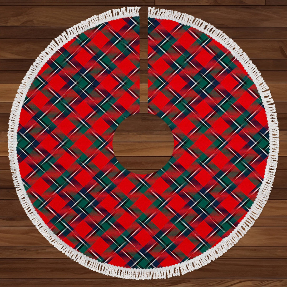 Sinclair Lyon Count Modern Tartan Christmas Tree Skirt