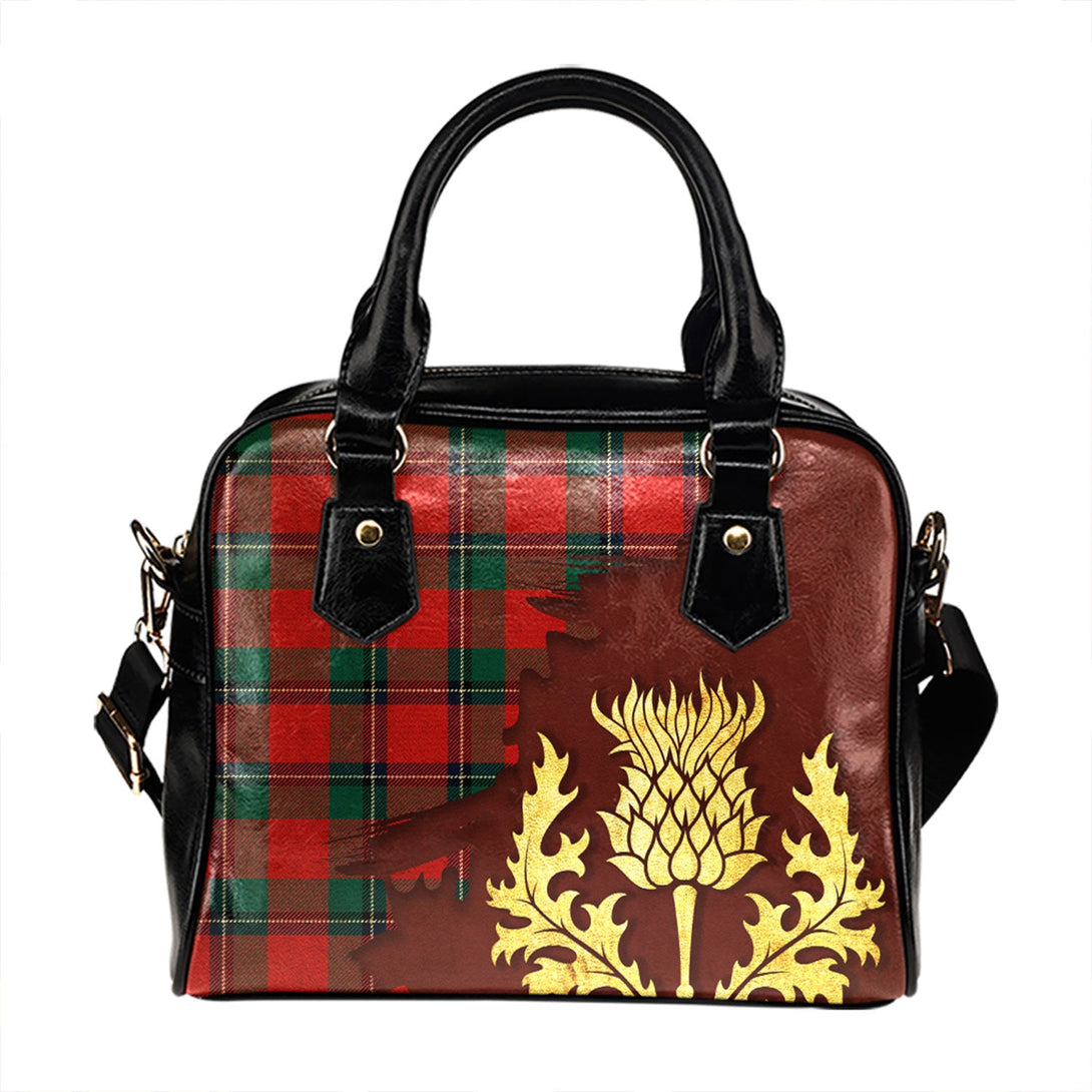 Sinclair Modern Tartan Shoulder Handbag Thistle Oldest Style