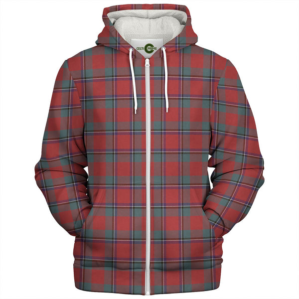 Sinclair Weathered Tartan Sherpa Hoodie