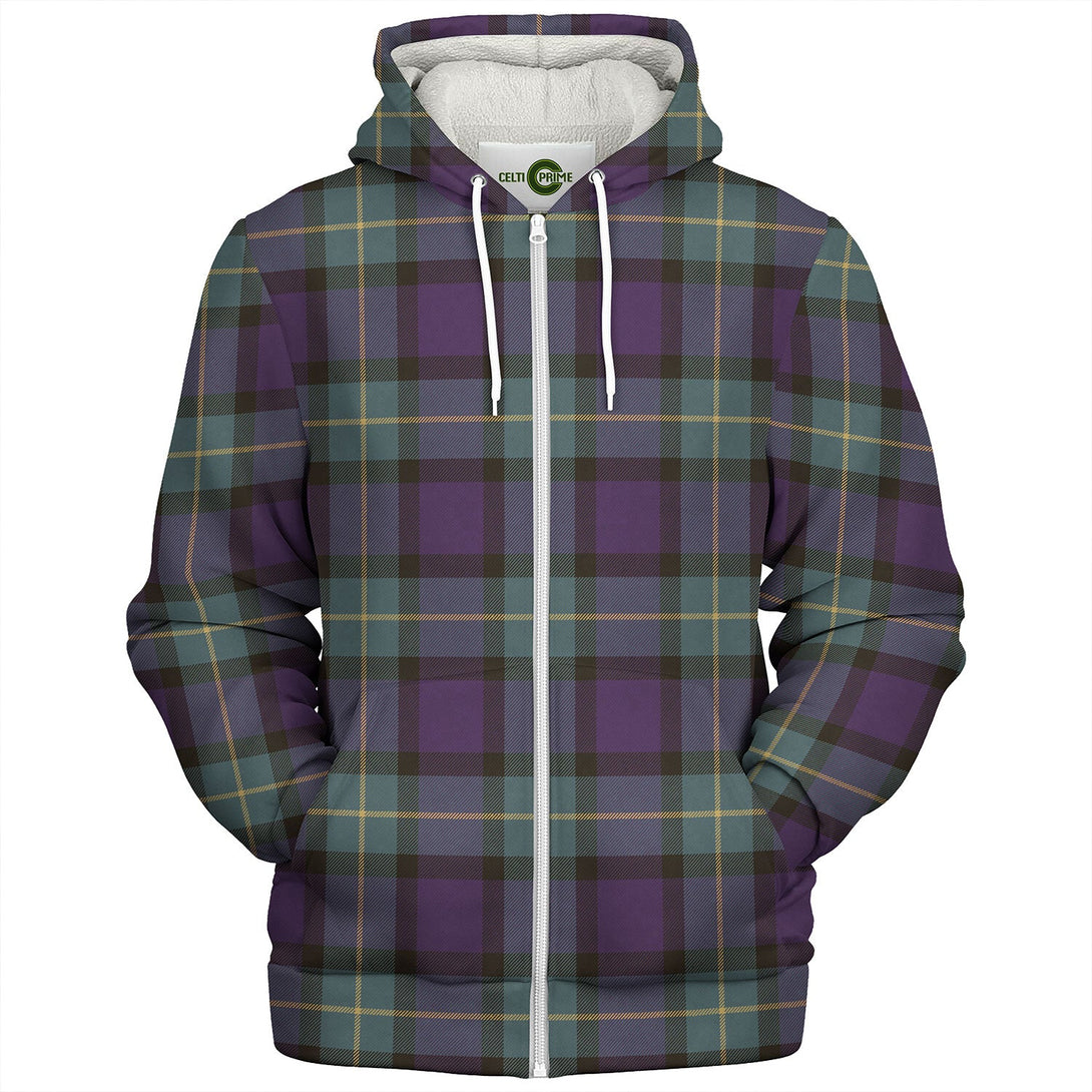 Sinclair of Ulster Weathered Tartan Sherpa Hoodie