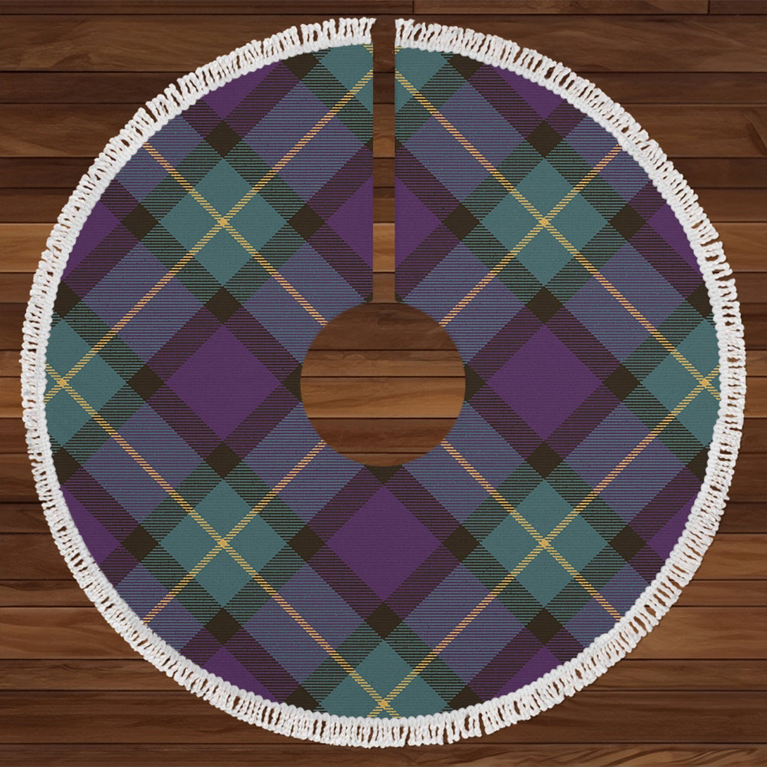 Sinclair of Ulster Weathered Tartan Christmas Tree Skirt