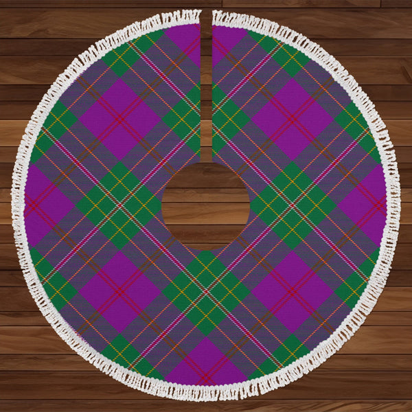 Singh Modern Tartan Christmas Tree Skirt