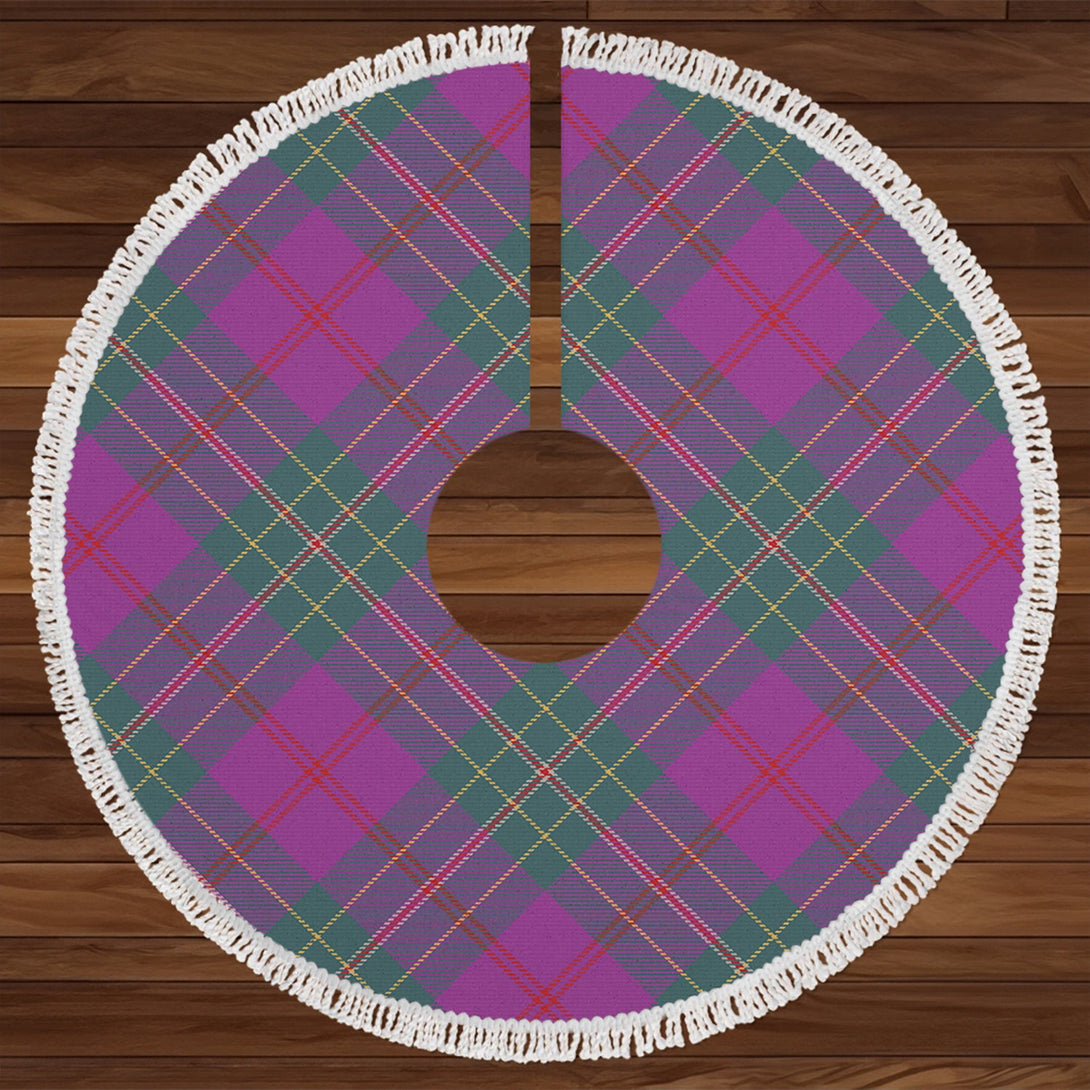 Singh Weathered Tartan Christmas Tree Skirt