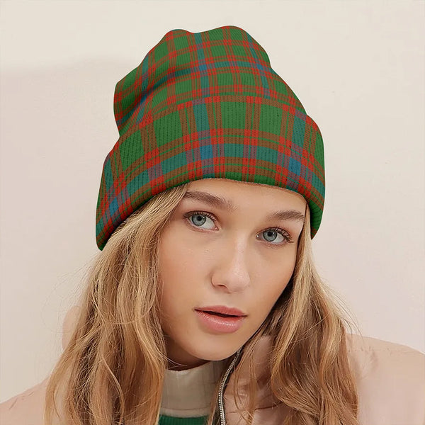 Skene Ancient Clan Badge Tartan Knitted Beanie