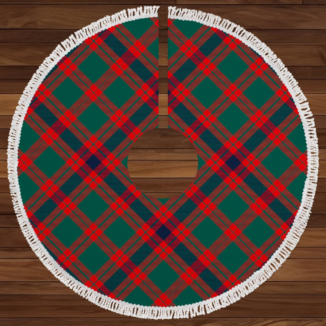 Skene Modern Clan Badge Tartan Christmas Tree Skirt