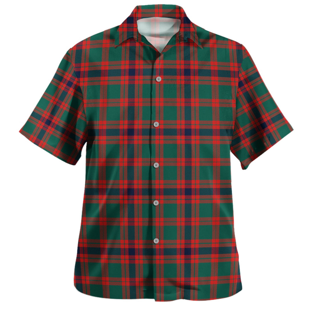 Skene Modern Clan Badge Tartan Hawaiian Shirt