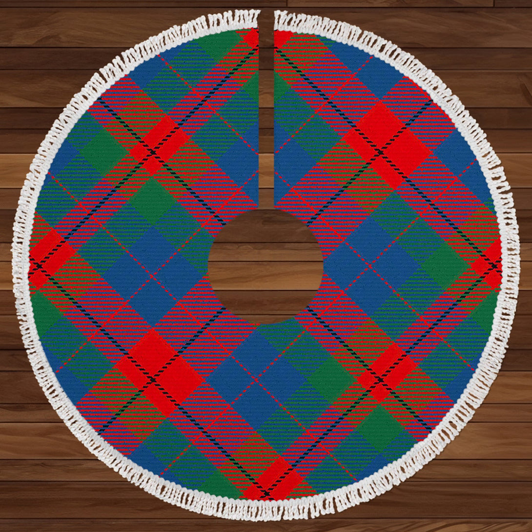 Skene of Cromar Modern Clan Badge Tartan Christmas Tree Skirt