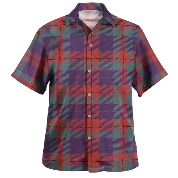 Skene of Cromar Weathered Clan Badge Tartan Hawaiian Shirt