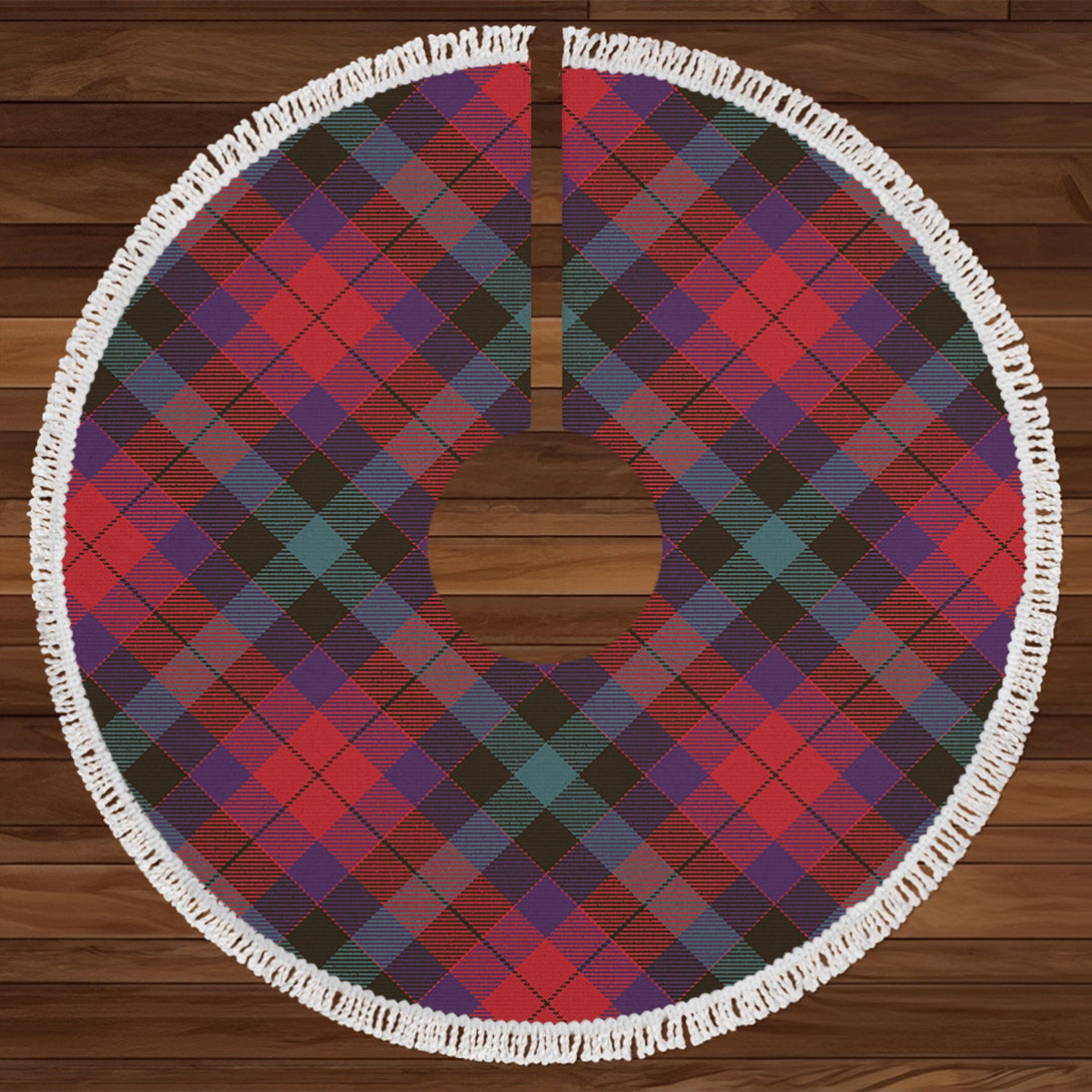 Skene of Cromar (Cant version) Weathered Tartan Christmas Tree Skirt